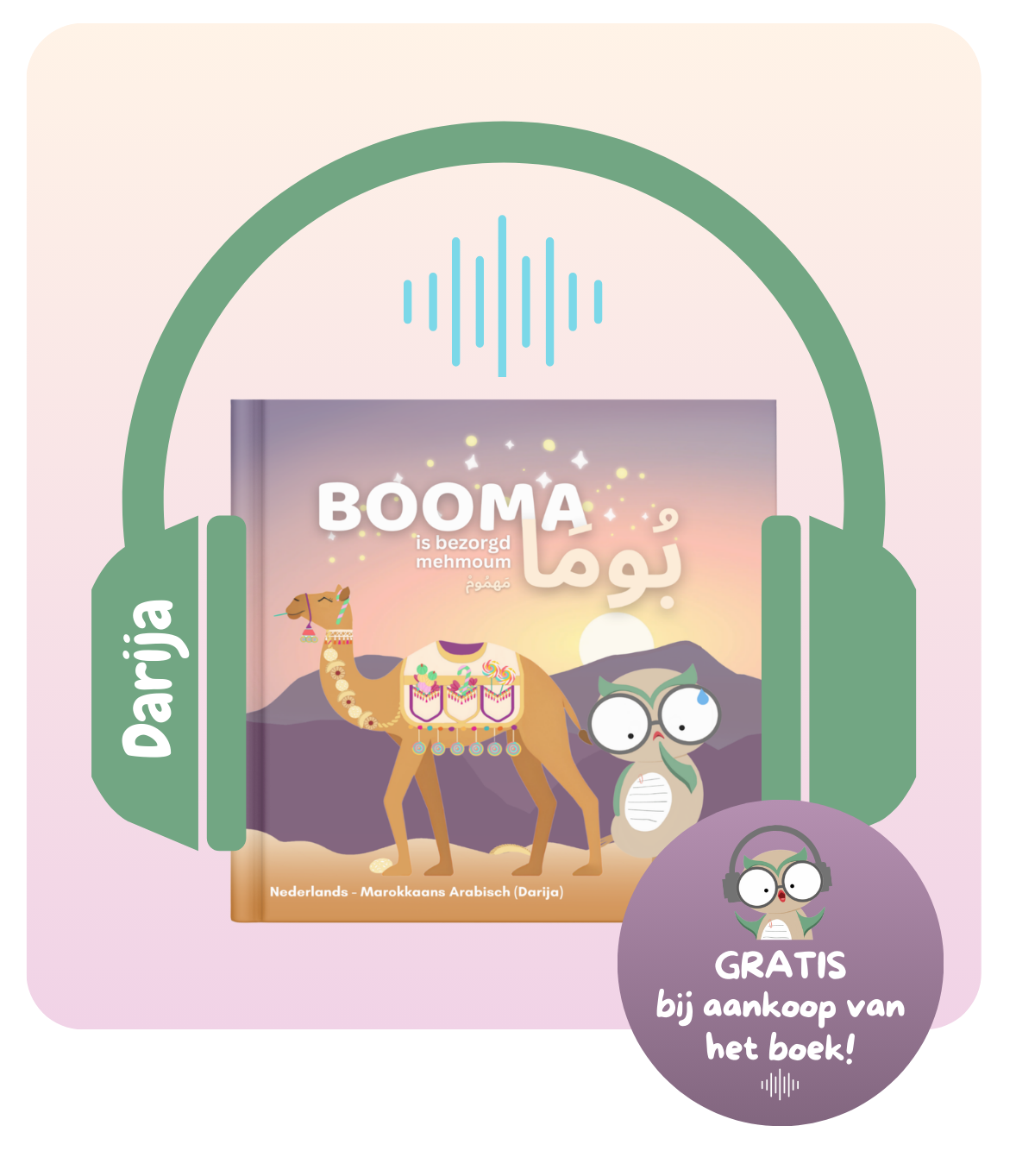 Luisterboek Booma is bezorgd - Booma mehmoum